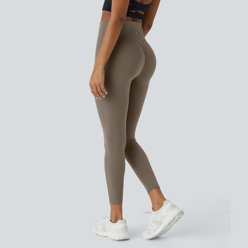 Halara Ultrasculpt High Waisted Scrunch Butt Lifting Tummy Control Pocket Shaping Training Leggings #Tiktokshopholidayhaul