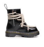 High-Top Lace-Up Boots Street Punk Crisscross Laces Chunky Sole All Seasons Fashionable and Durable