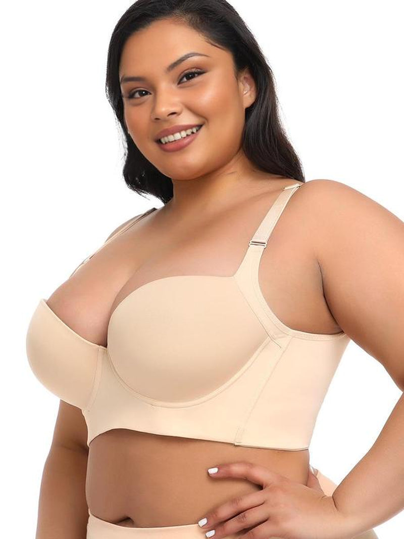 New-Plus Size Girls' Bra, Comfortable, Slimming and Anti-Sagging