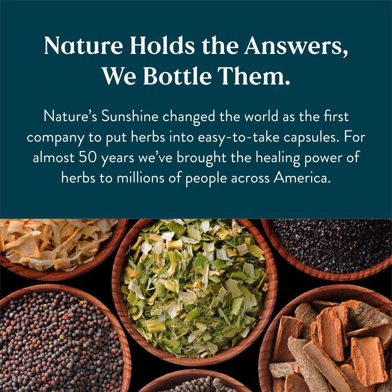 Nature'S Sunshine Lymphatic Drainage Supplement: Reduce Bloat, Reduce Puffiness, Detoxify, Support Lymph Flow, Aids in Recovery . Healthcare Natural Bloating Circulation Herbal Extracts