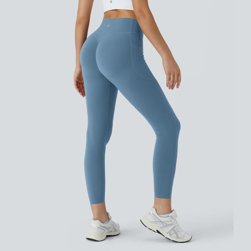 Halara Ultrasculpt High Waisted Scrunch Butt Lifting Tummy Control Pocket Shaping Training Leggings #Tiktokshopholidayhaul