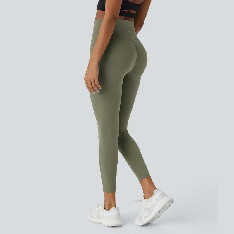 Halara Ultrasculpt High Waisted Scrunch Butt Lifting Tummy Control Pocket Shaping Training Leggings #Tiktokshopholidayhaul