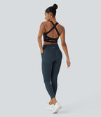 Halara Ultrasculpt High Waisted Scrunch Butt Lifting Tummy Control Pocket Shaping Training Leggings #Tiktokshopholidayhaul