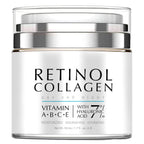 Night Cream Face Moisturizer with Retinol, Collagen, Niacinamide 10%, anti Wrinkle Face Cream, Made in USA, Retinol Cream for Face, anti Aging Face Cream, Face Moisturizer for Women, 1.7Oz