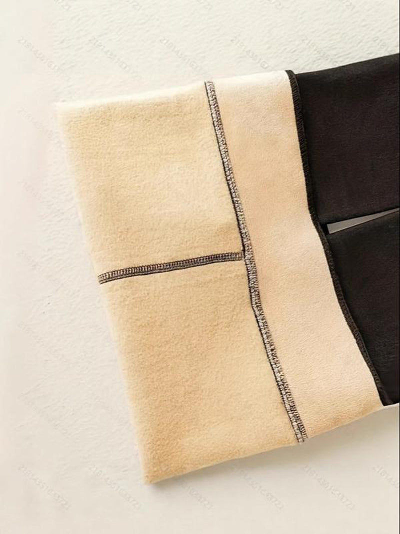 1 Pack Children'S Black Skin-Penetrating Velvet Tights for Girls in Autumn and Winter-Soft Skin, Double Warmth, Versatile Style of Daily Clothes in Autumn and Winter Thermal Winter Tights