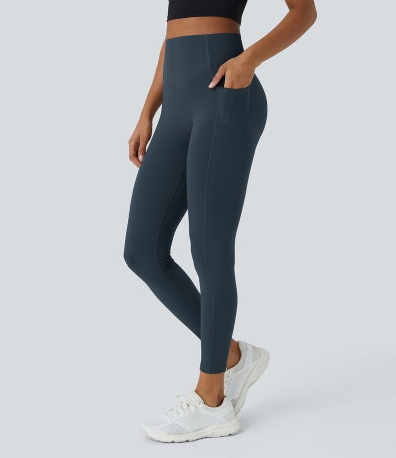 Halara Ultrasculpt High Waisted Scrunch Butt Lifting Tummy Control Pocket Shaping Training Leggings #Tiktokshopholidayhaul