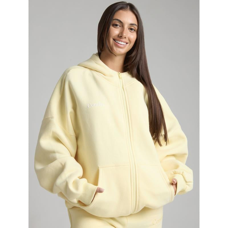 Comfrt | Cloud Zip Oversized Hoodie
